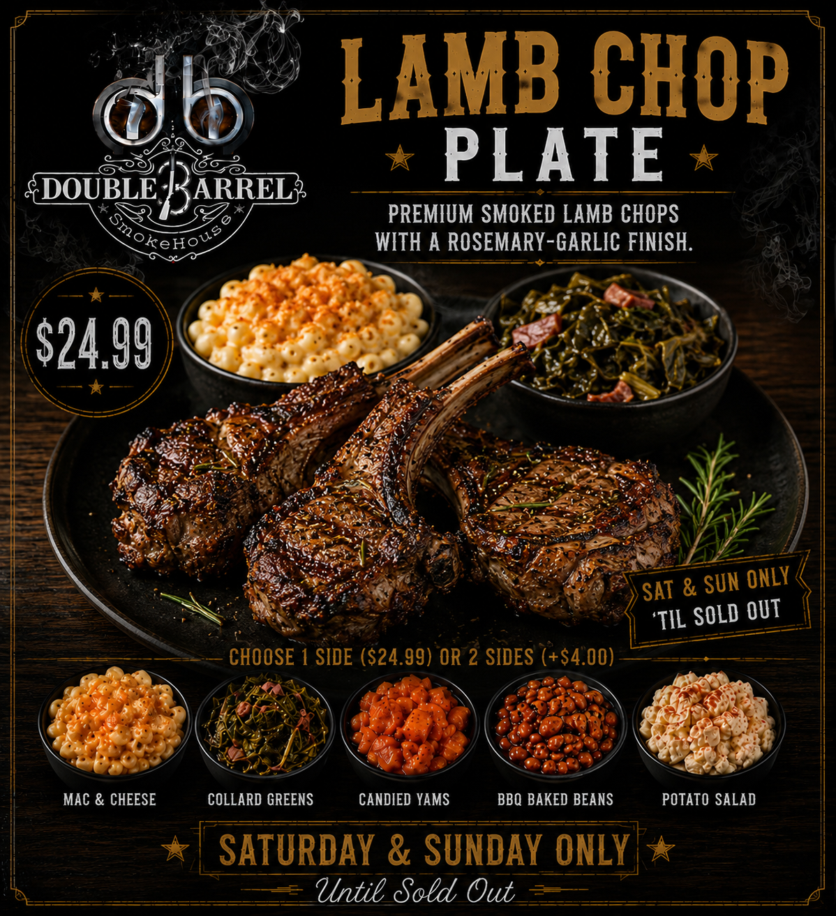 Lamb Chop Plate