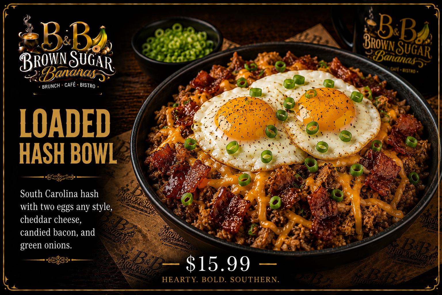 Loaded Hash Bowl
