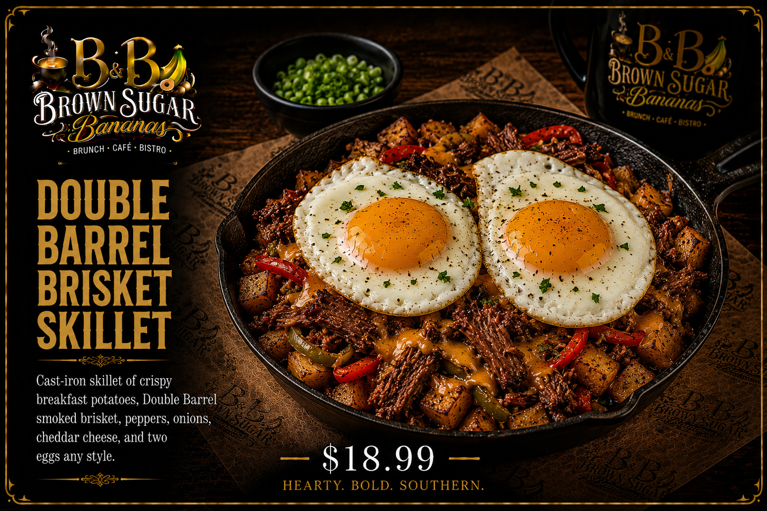 Double Barrel Brisket Skillet™
