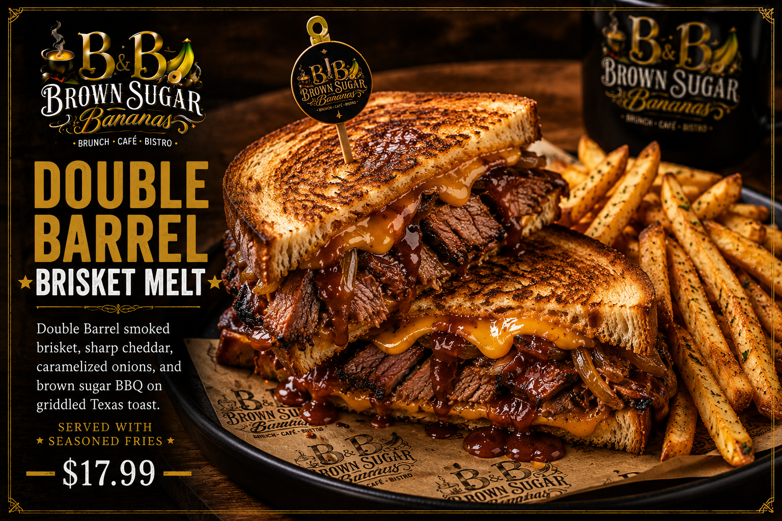 Double Barrel Brisket Melt™