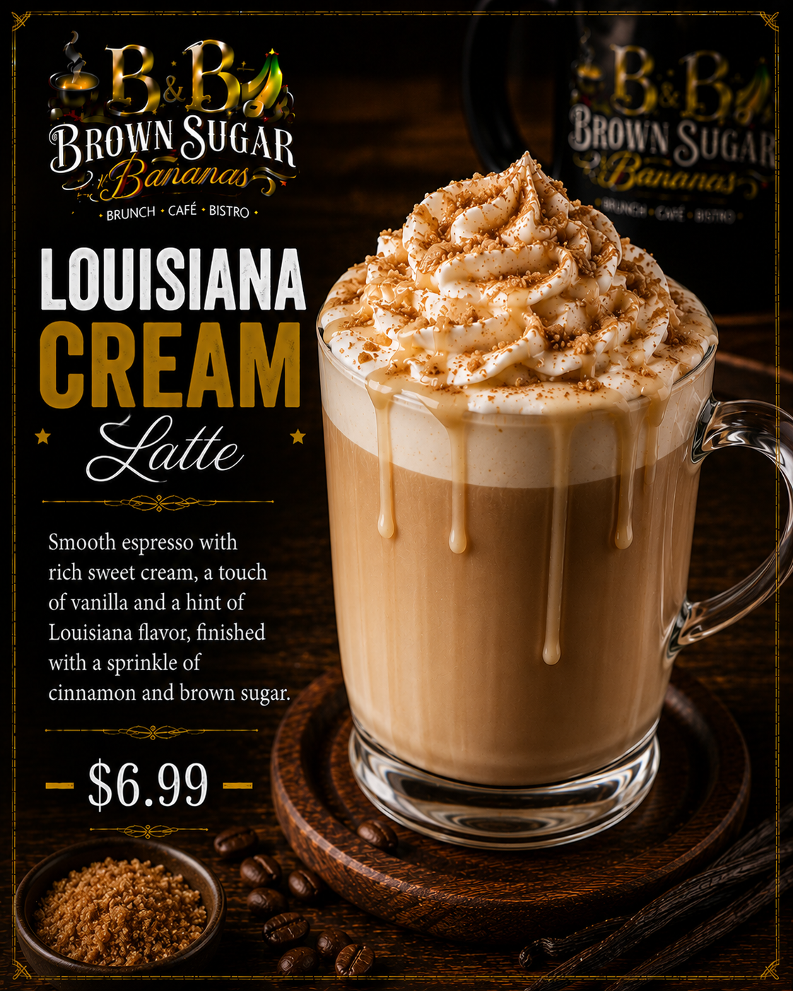 Louisiana Cream Latte