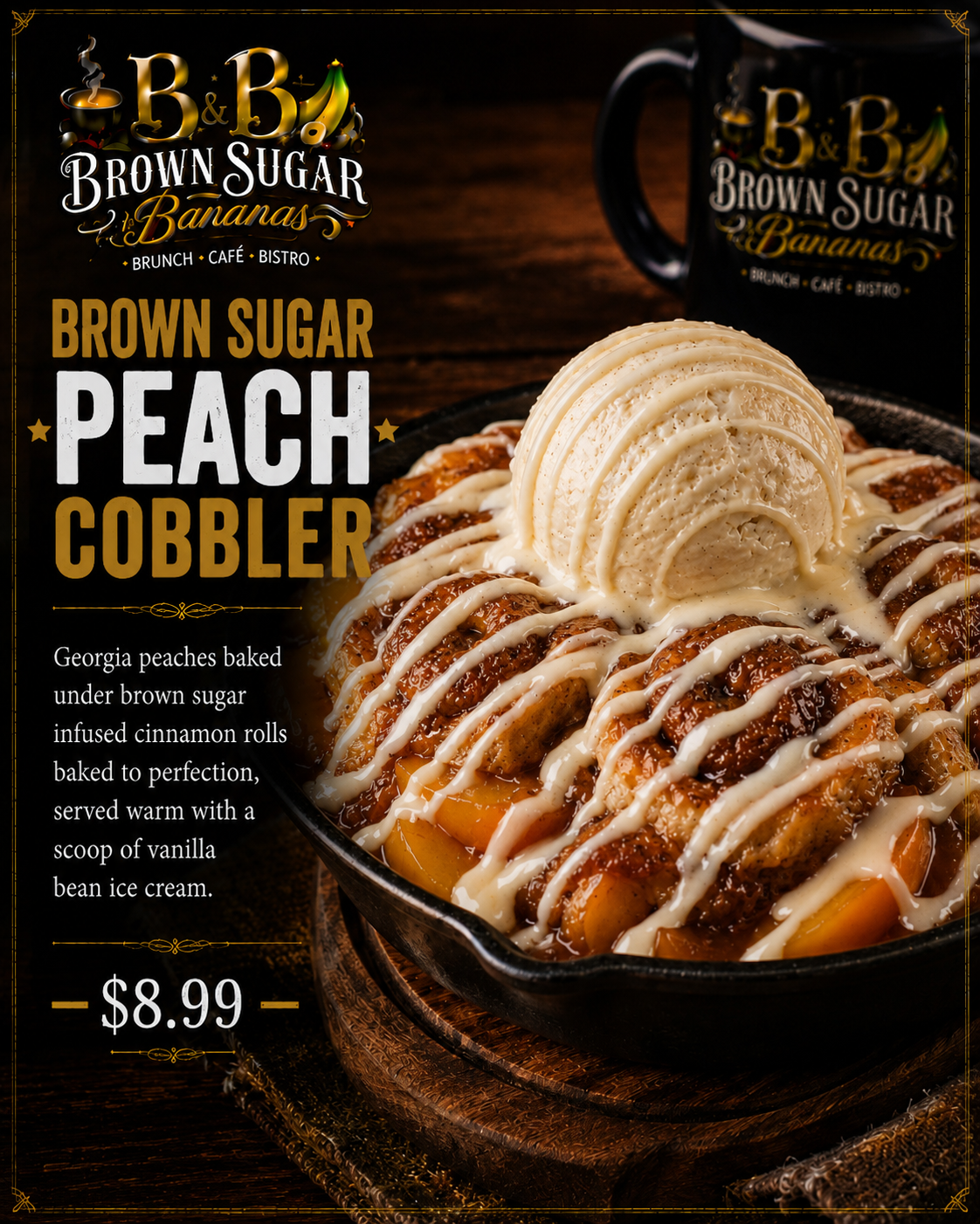 Brown Sugar Peach Cobbler™