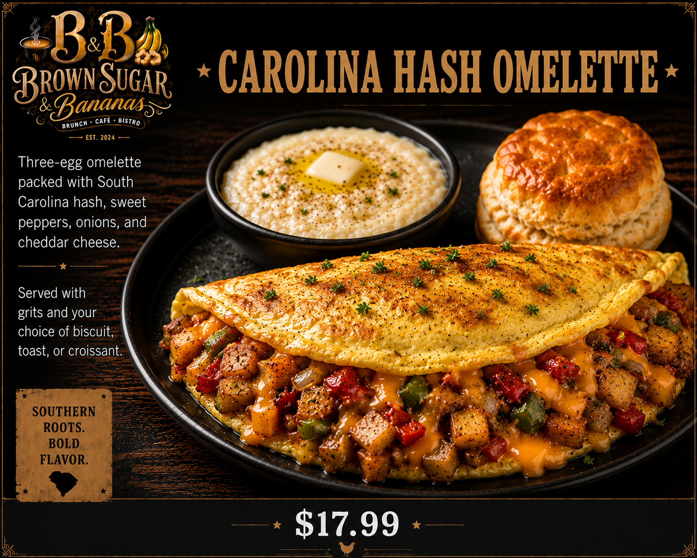 Carolina Hash Omelette™