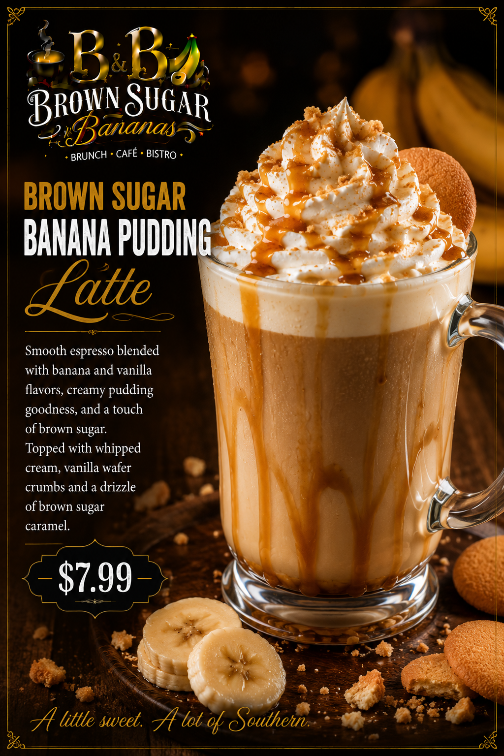 Brown Sugar Banana Pudding Latte™