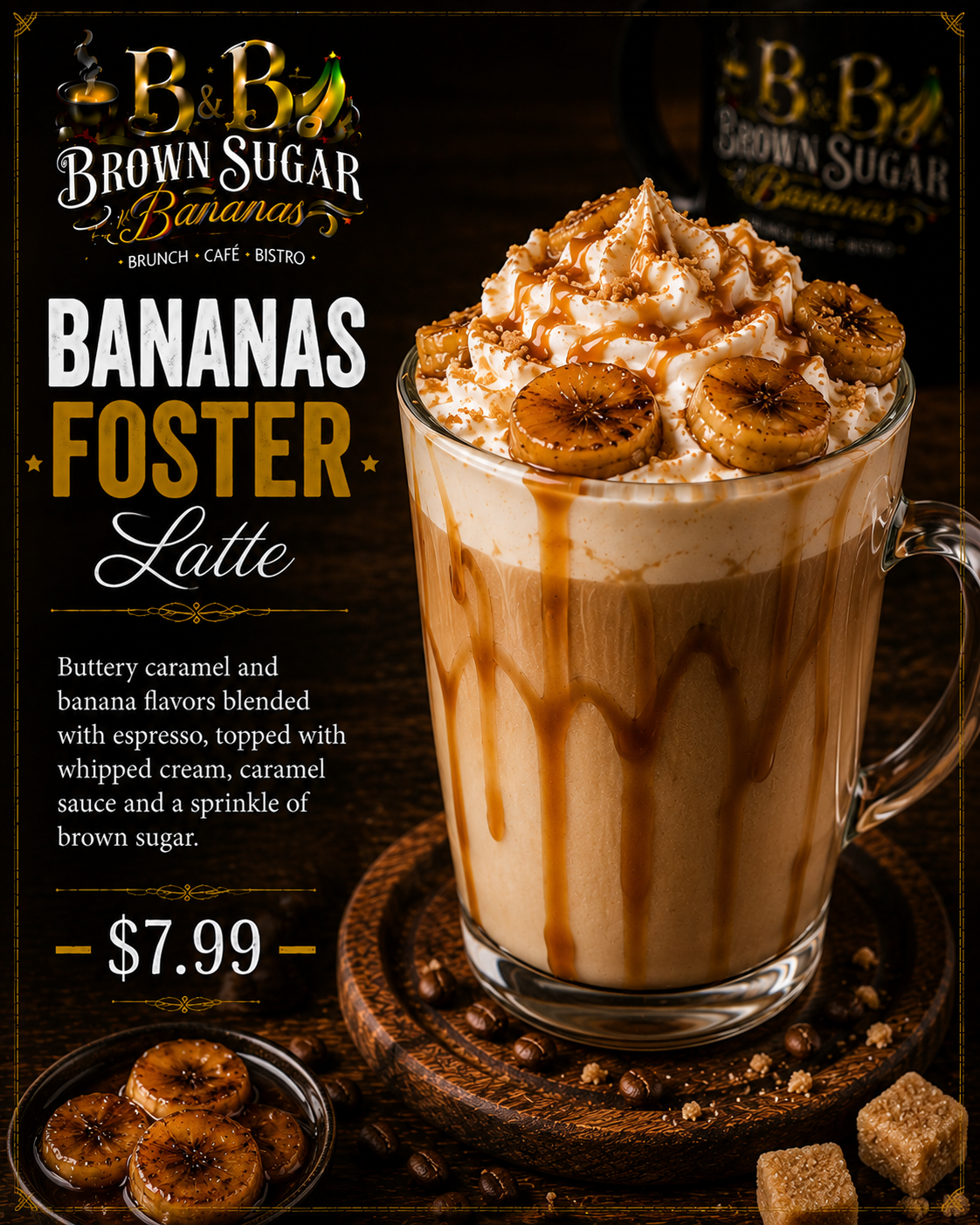 Bananas Foster Latte™