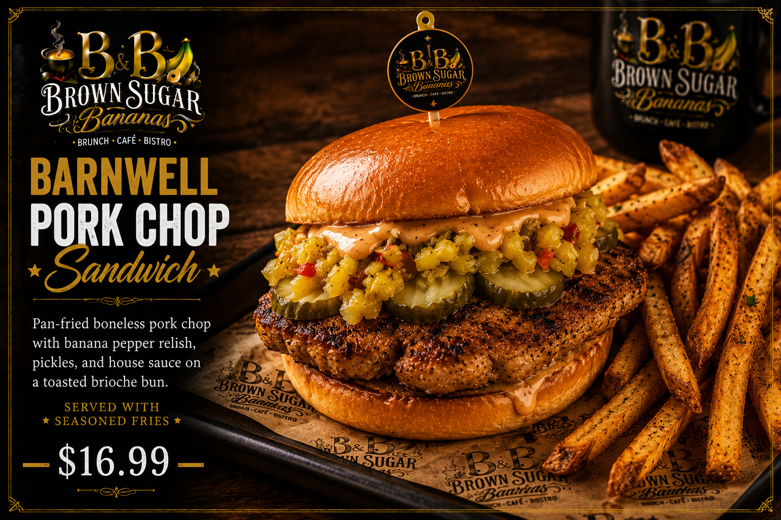 Barnwell Pork Chop Sandwich™