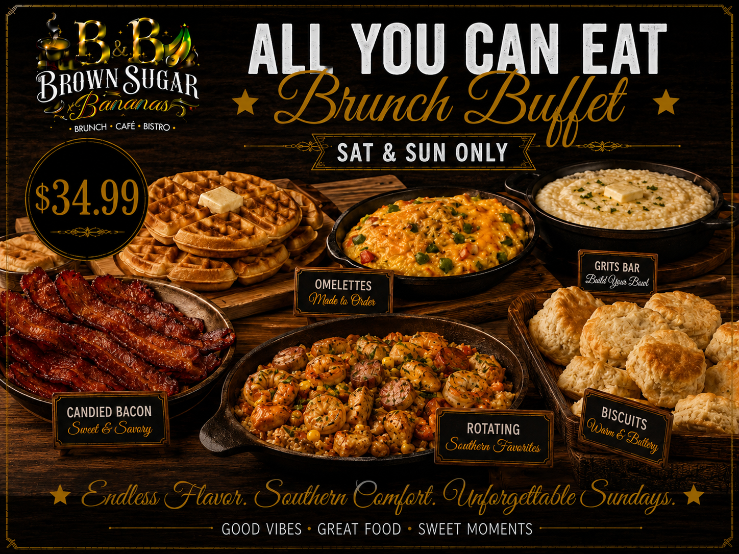 All You Can Eat Brunch Buffet