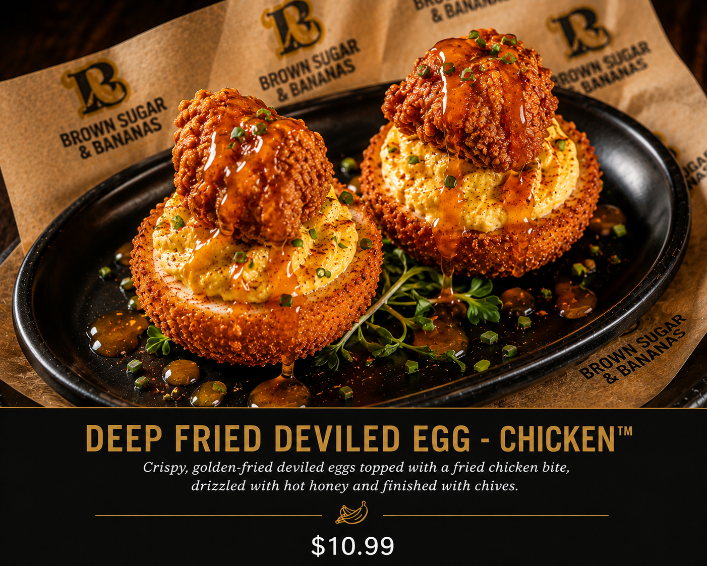Deep Fried Deviled Eggs — Chicken