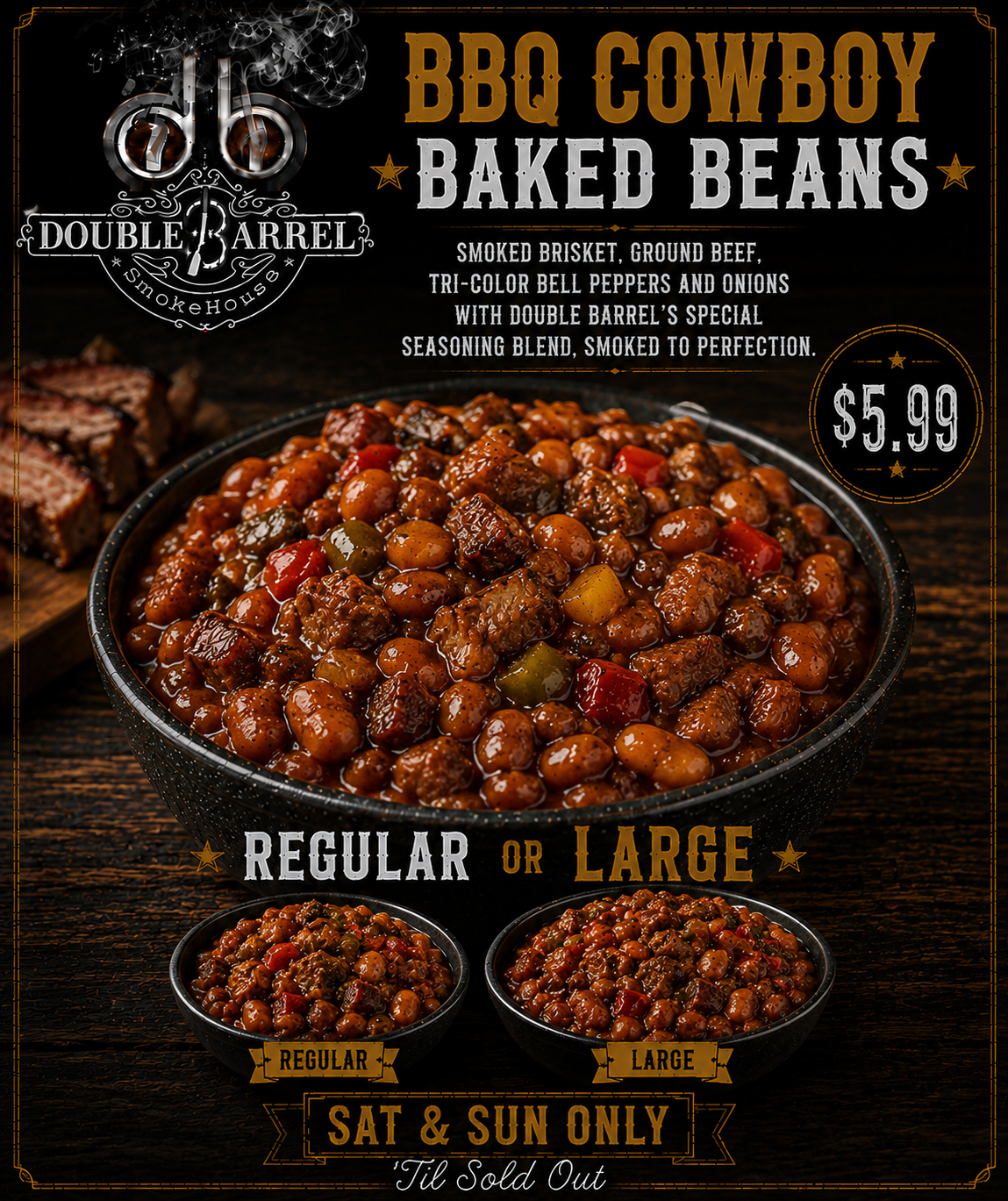 BBQ Cowboy Baked Beans