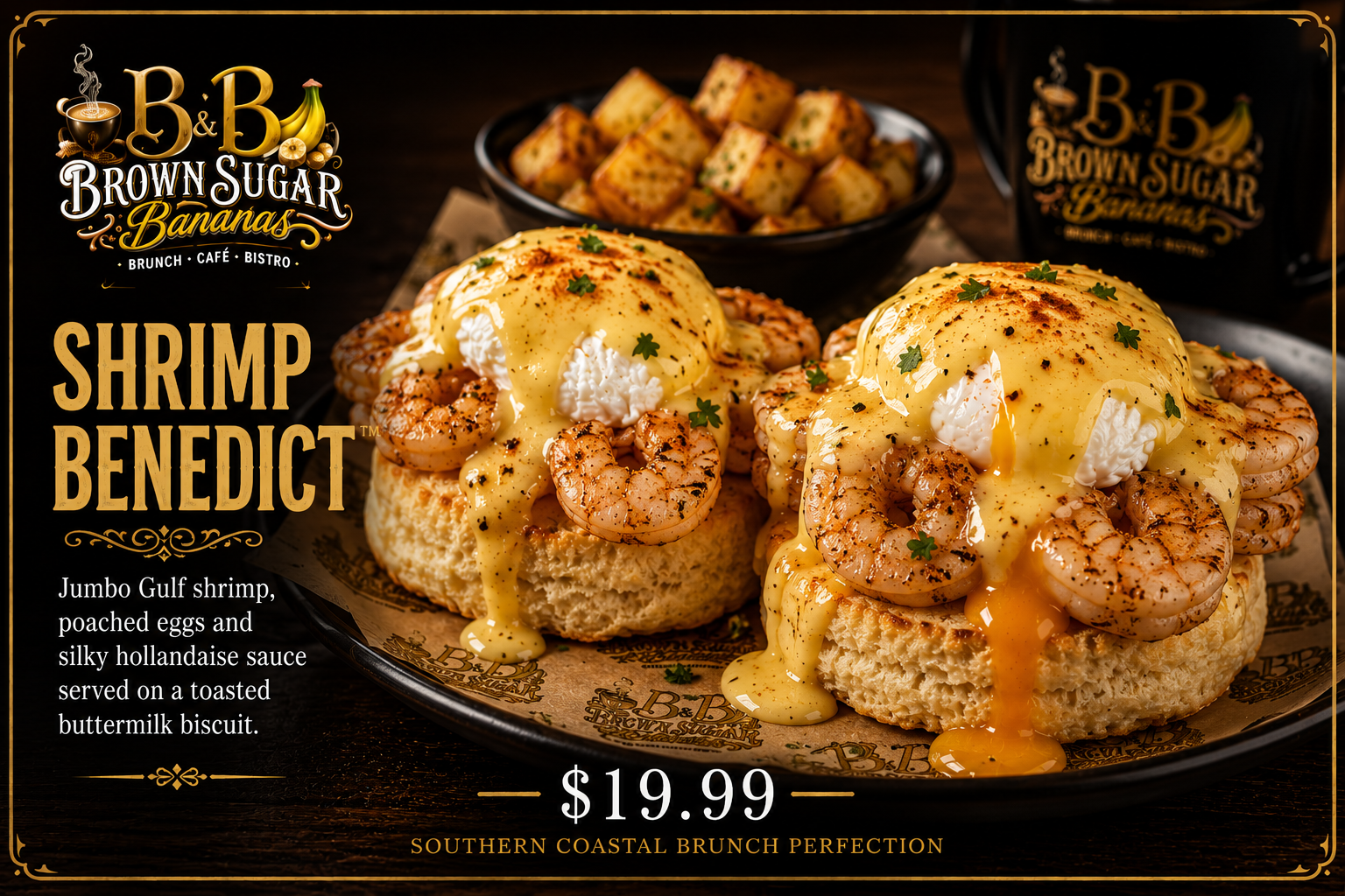 Shrimp Benedict™
