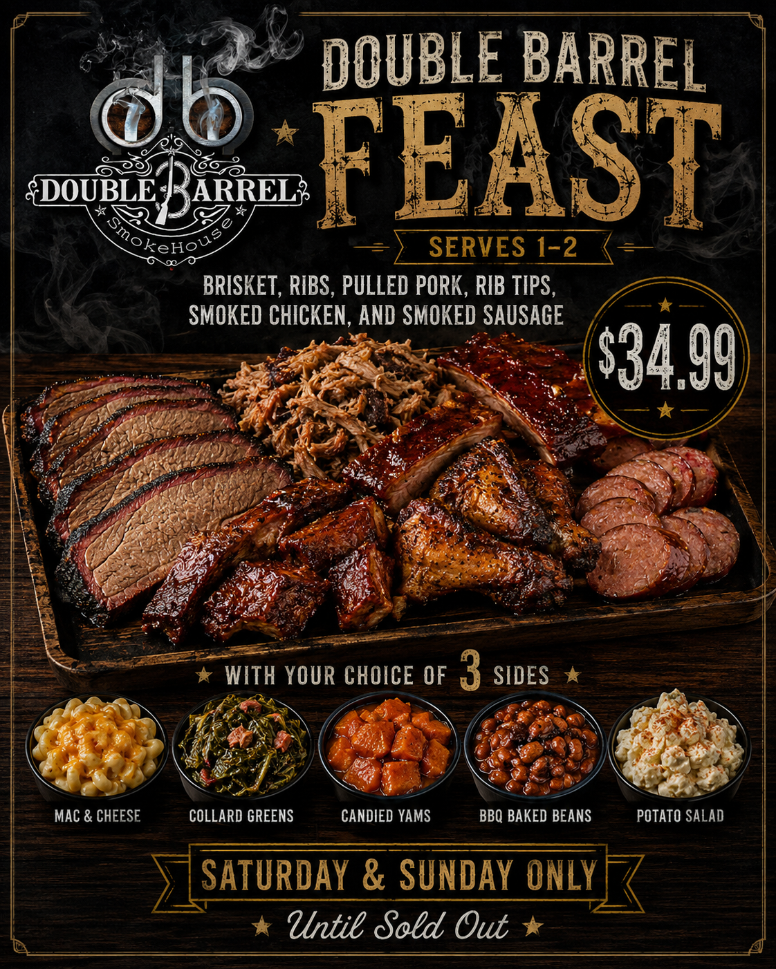 The Double Barrel Feast™