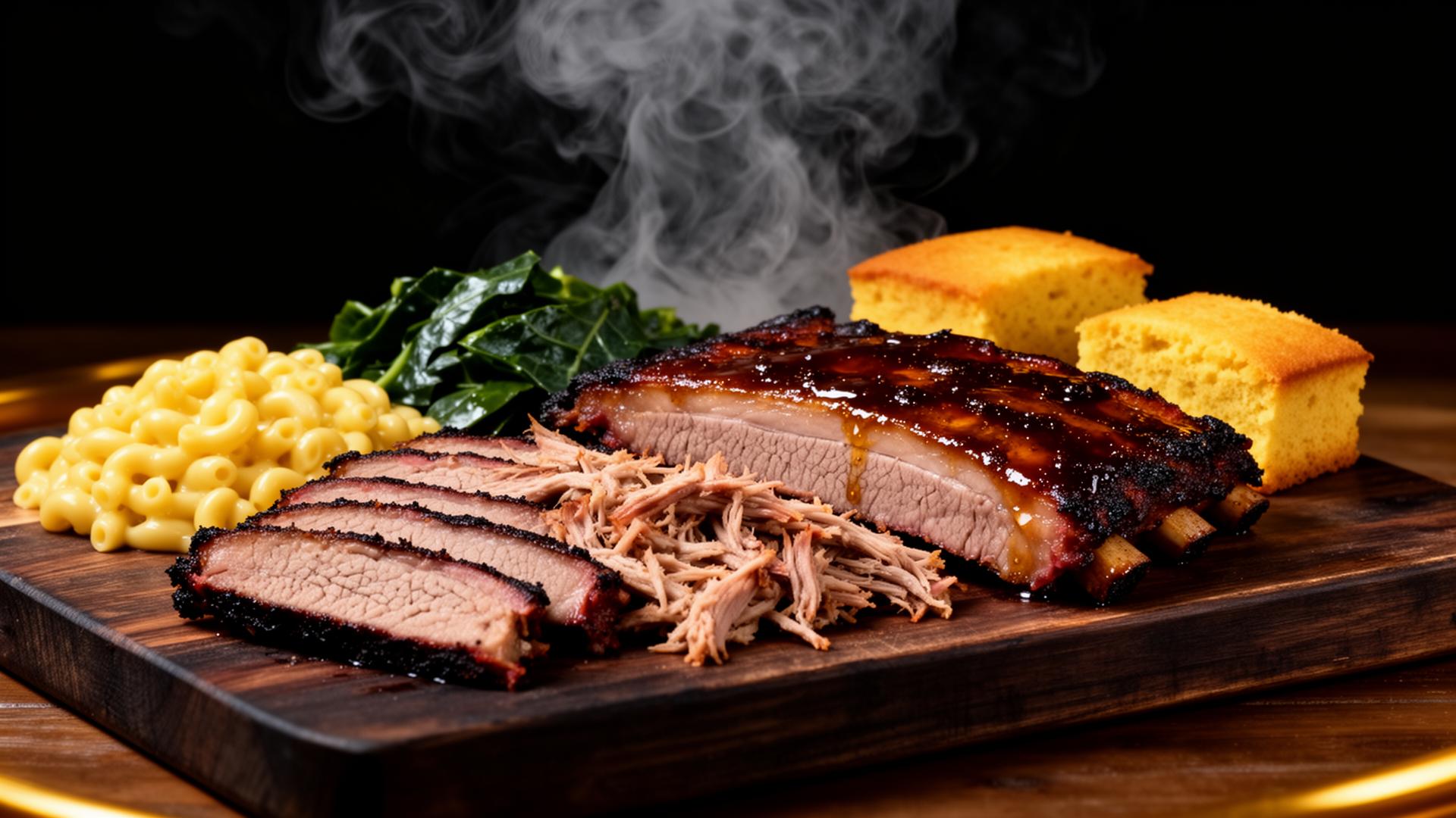 Double Barrel Smokehouse weekend feast
